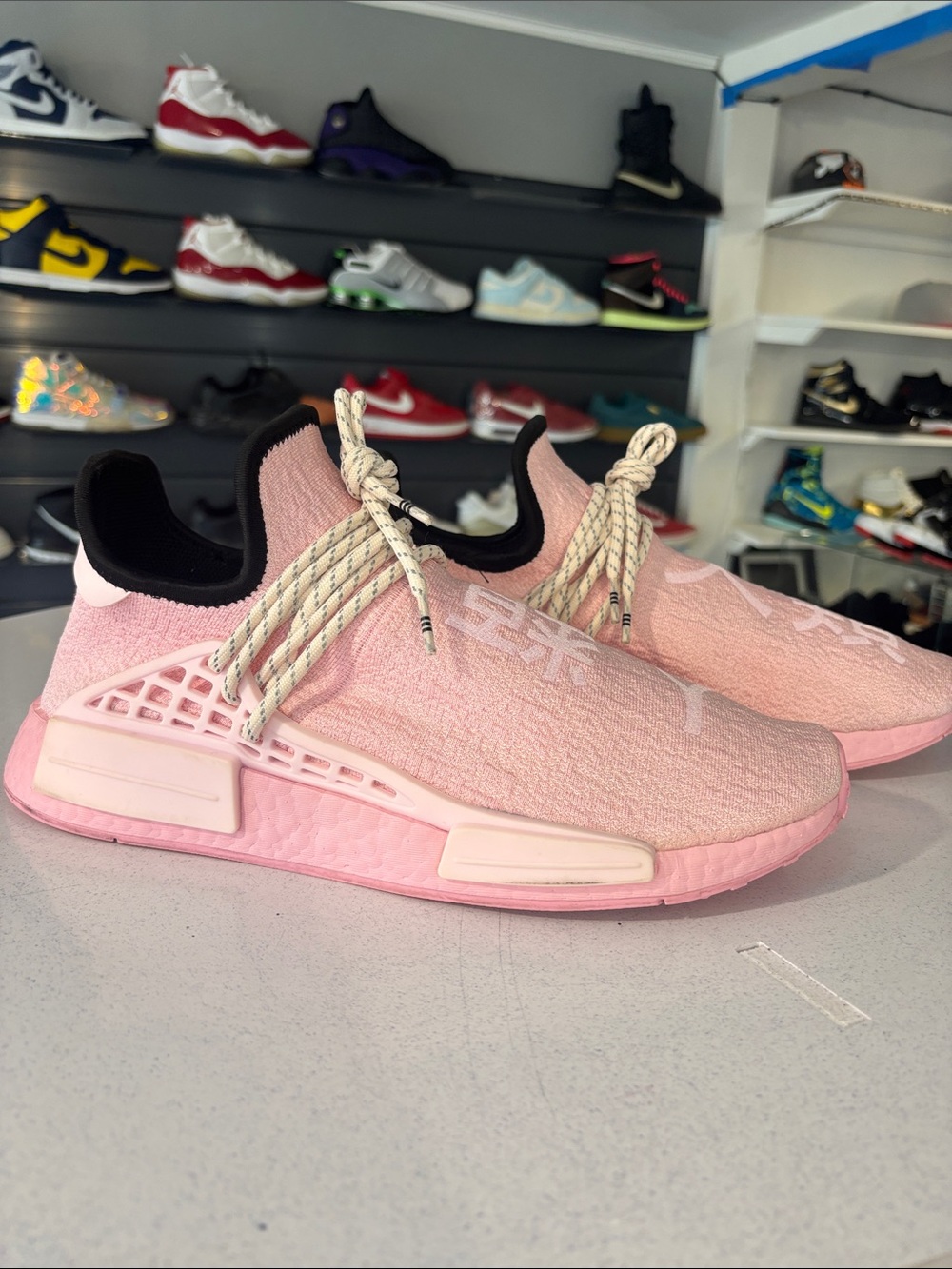 Pharrell X Addidas NMD Human Race ’pink’ Mens Size 10